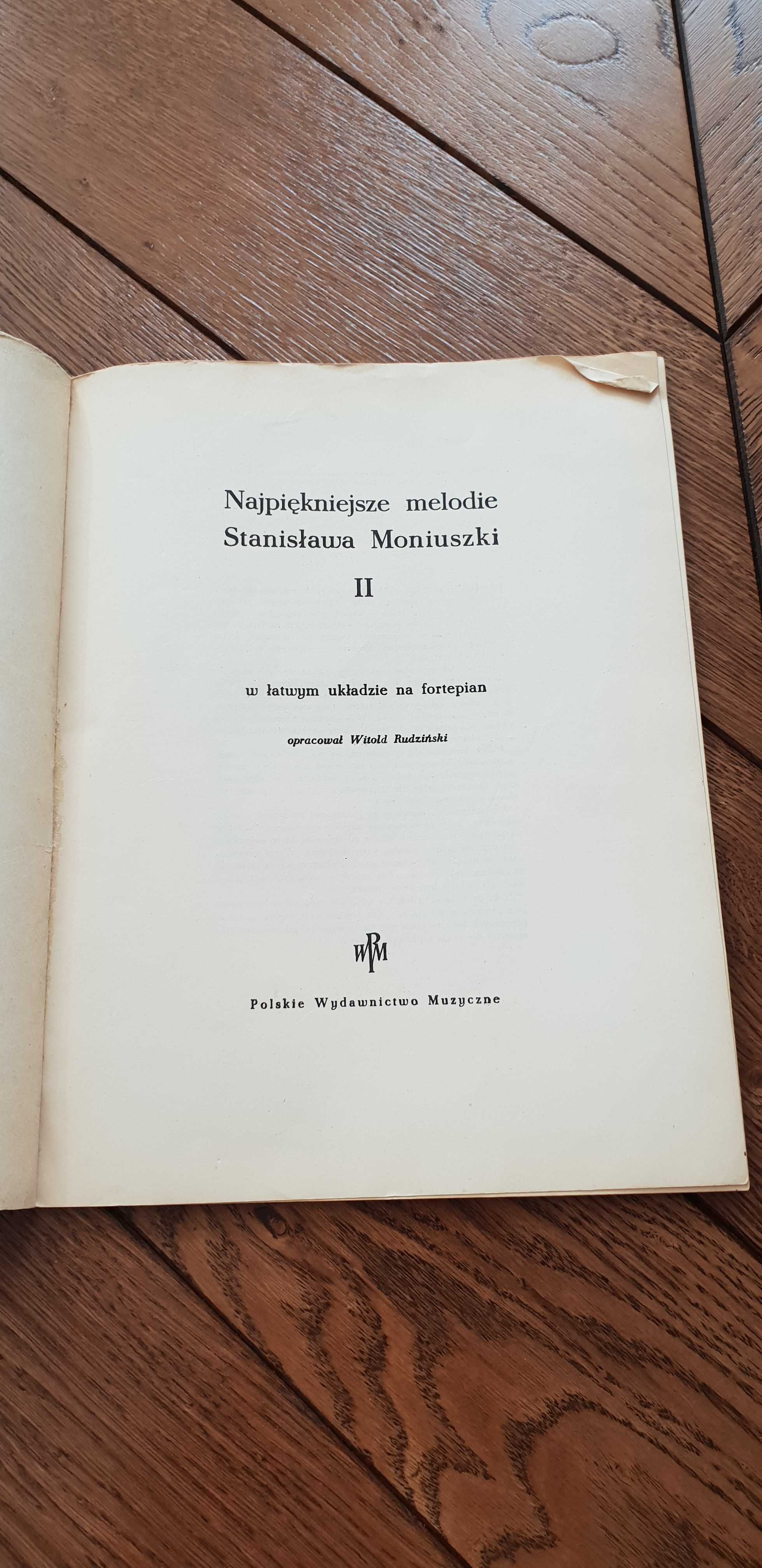 Zestaw nut rok 1962 "Melodie Stanisława Moniuszki" W. Rudziński