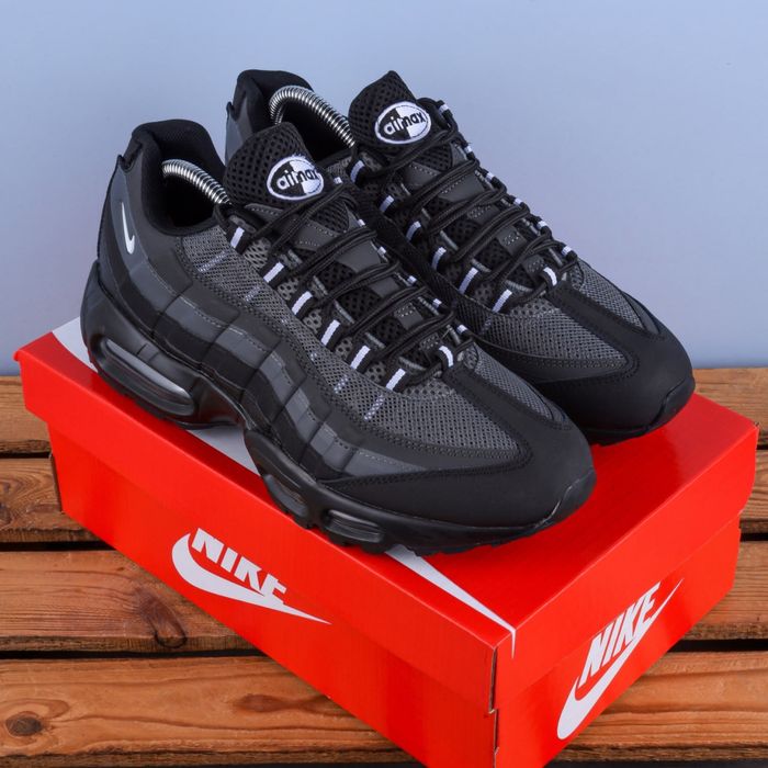‼️НОВИНКА‼️41-45 Nike Air Max 95 total black кросівки кроссовки кеди