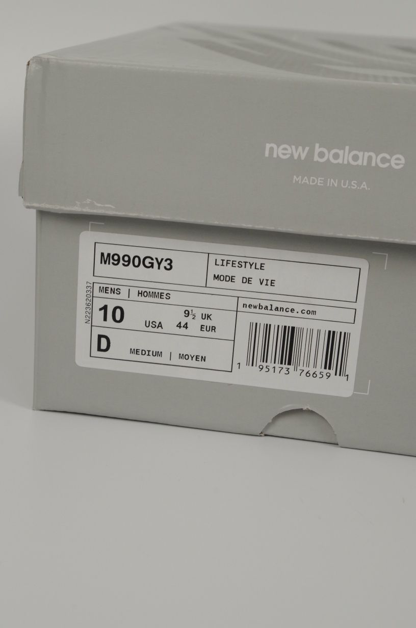 New Balance 990 v3 Grey  M990GY3 made in USA  v4 v5 оригінал кросівки