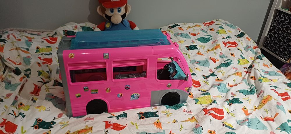 Barbie kamper marzeń camper auto zjeżdżalnia łazienka barbie orygina