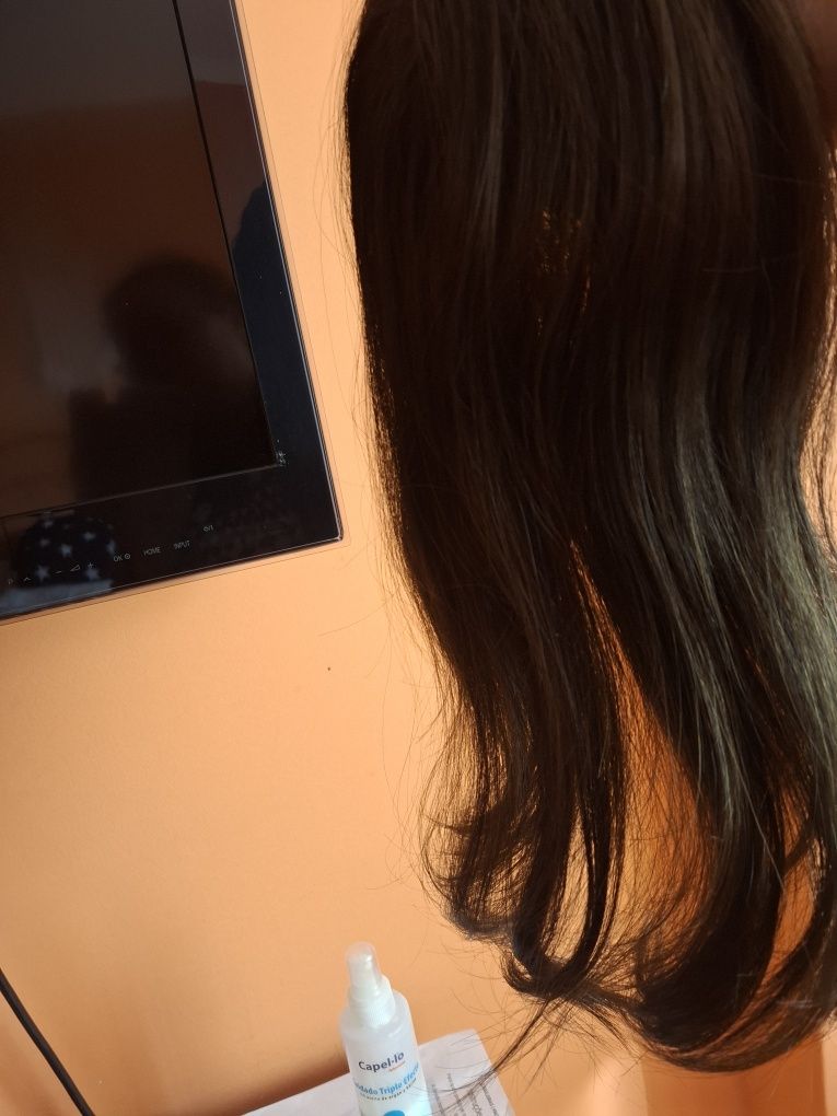 Peruca tipo topper