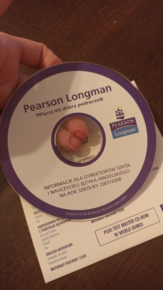 Pearson Longman płyta CD informacje dla dyrektorów i nauczycieli