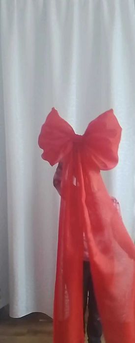 Великий бант на машину, фасад, оформлення, декор для оформлення