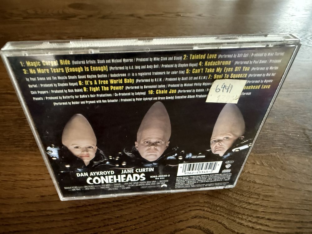 Coneheads Soundtrack CD Stożkogłowi, Slash, RHCP, R.E.M.