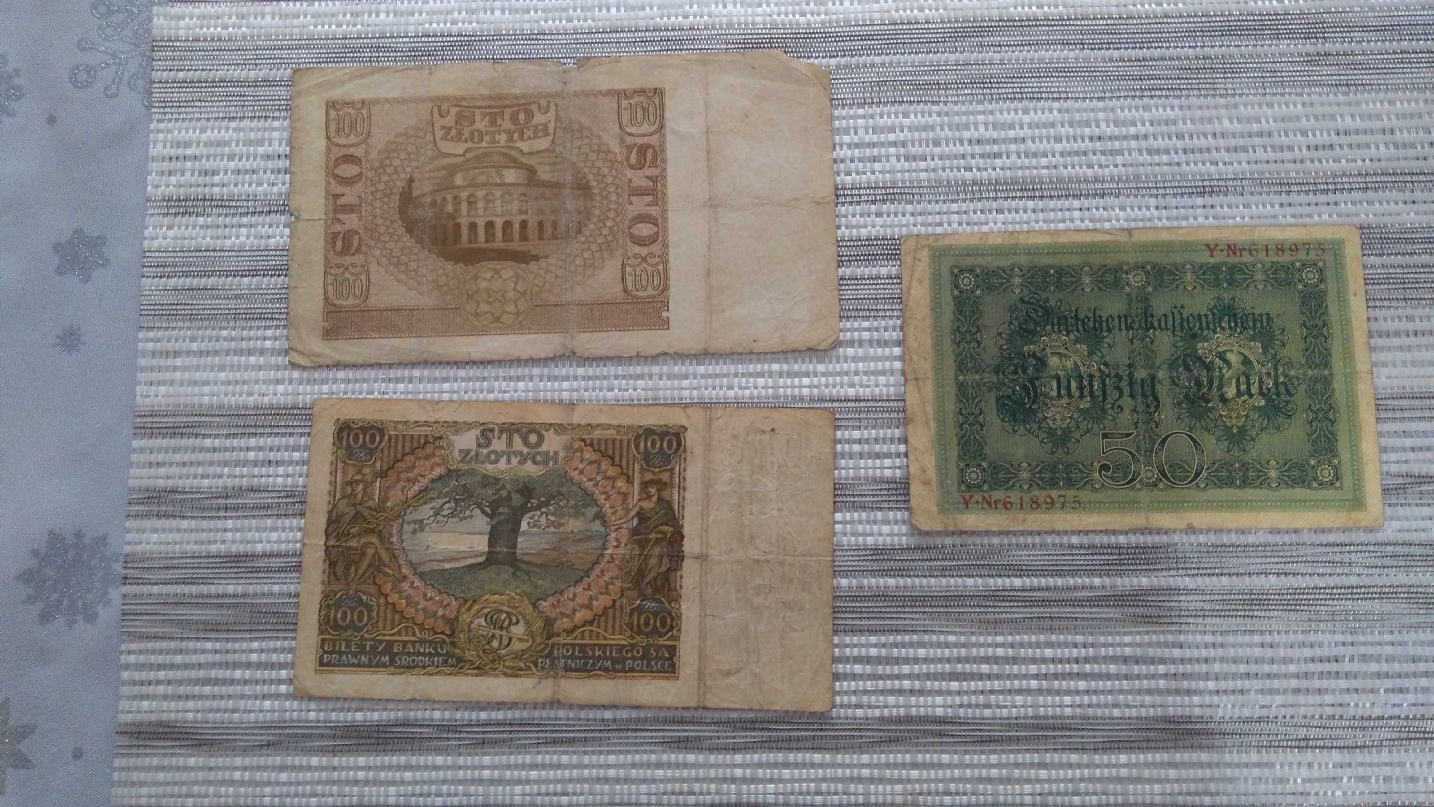 stare banknoty gg, okupacja,  II RP inne