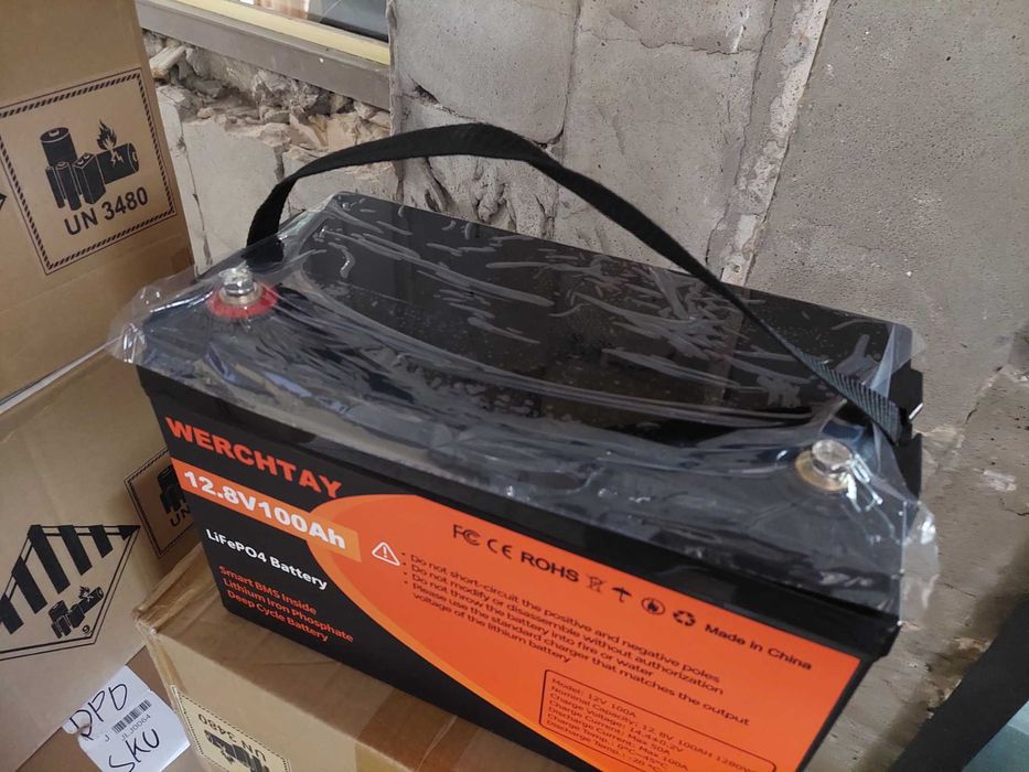 Акумулятор WERCHTAY 12V 1280Wh/100Ah LiFePO4 ( В наявності Київ )