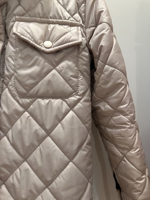 Куртка стьогана беж