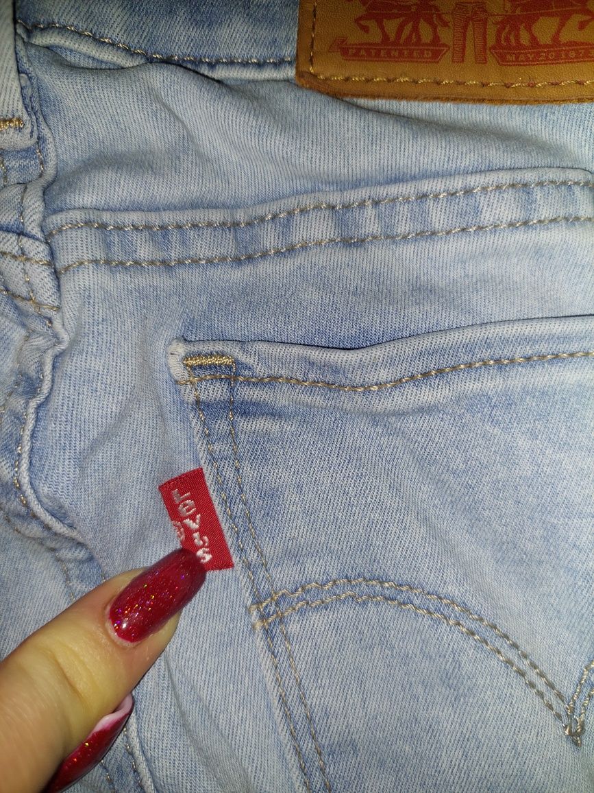 Jeansy skiny Levis r. 134/140