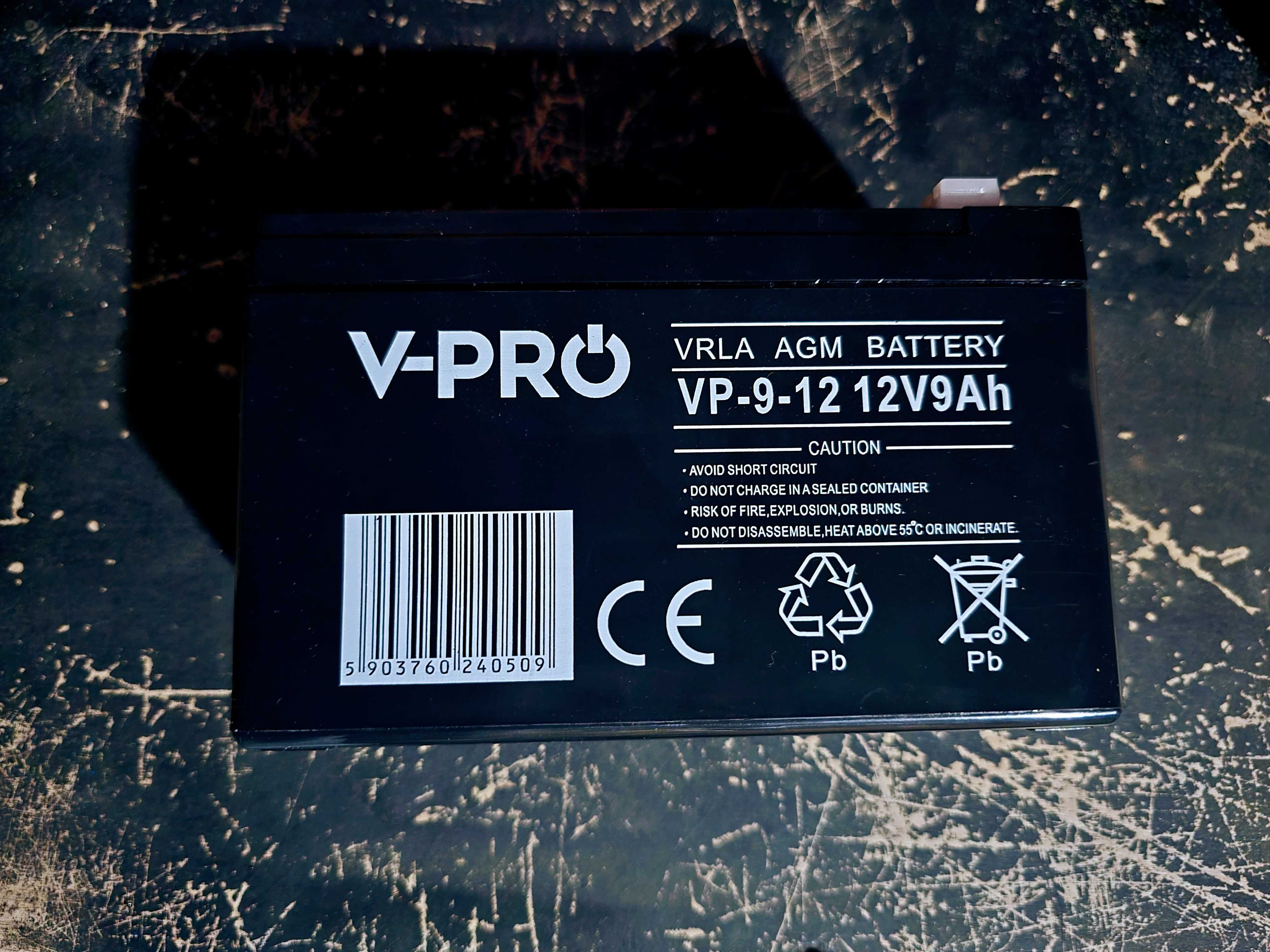 Акумулятор  Volt Polska VPRO 9 Ah 12V AGM