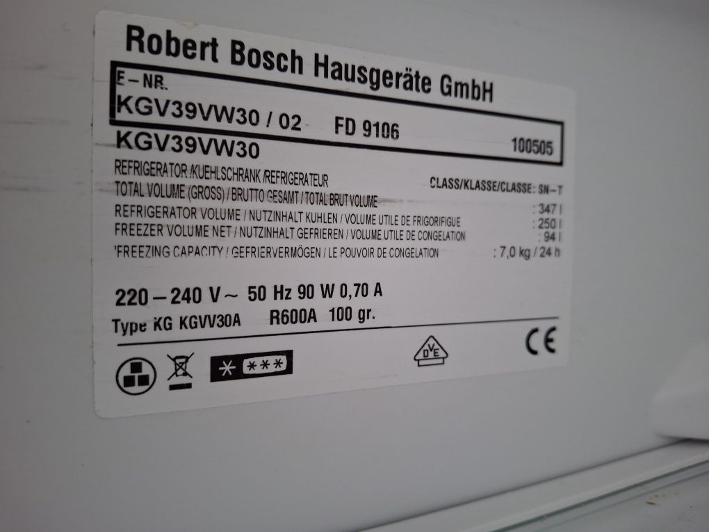 Холодильник Bosch Model KGV39VW30/02з Німеччини