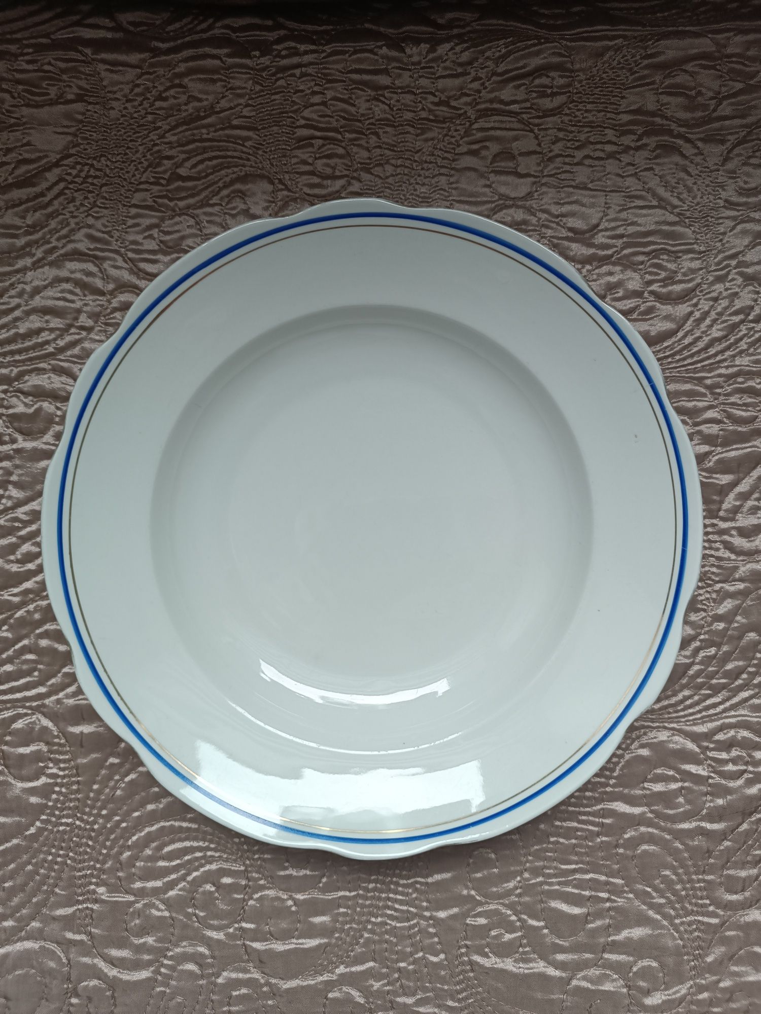 Ćmielów stara porcelana talerze obiadowe głęboke