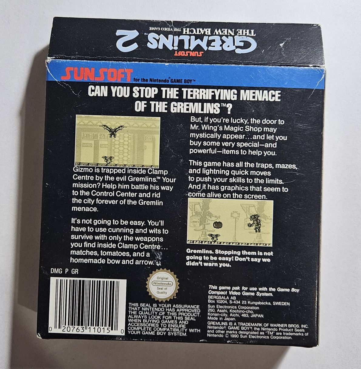 Gra Gremlins 2 The New Batch Gameboy Game Boy Nintendo