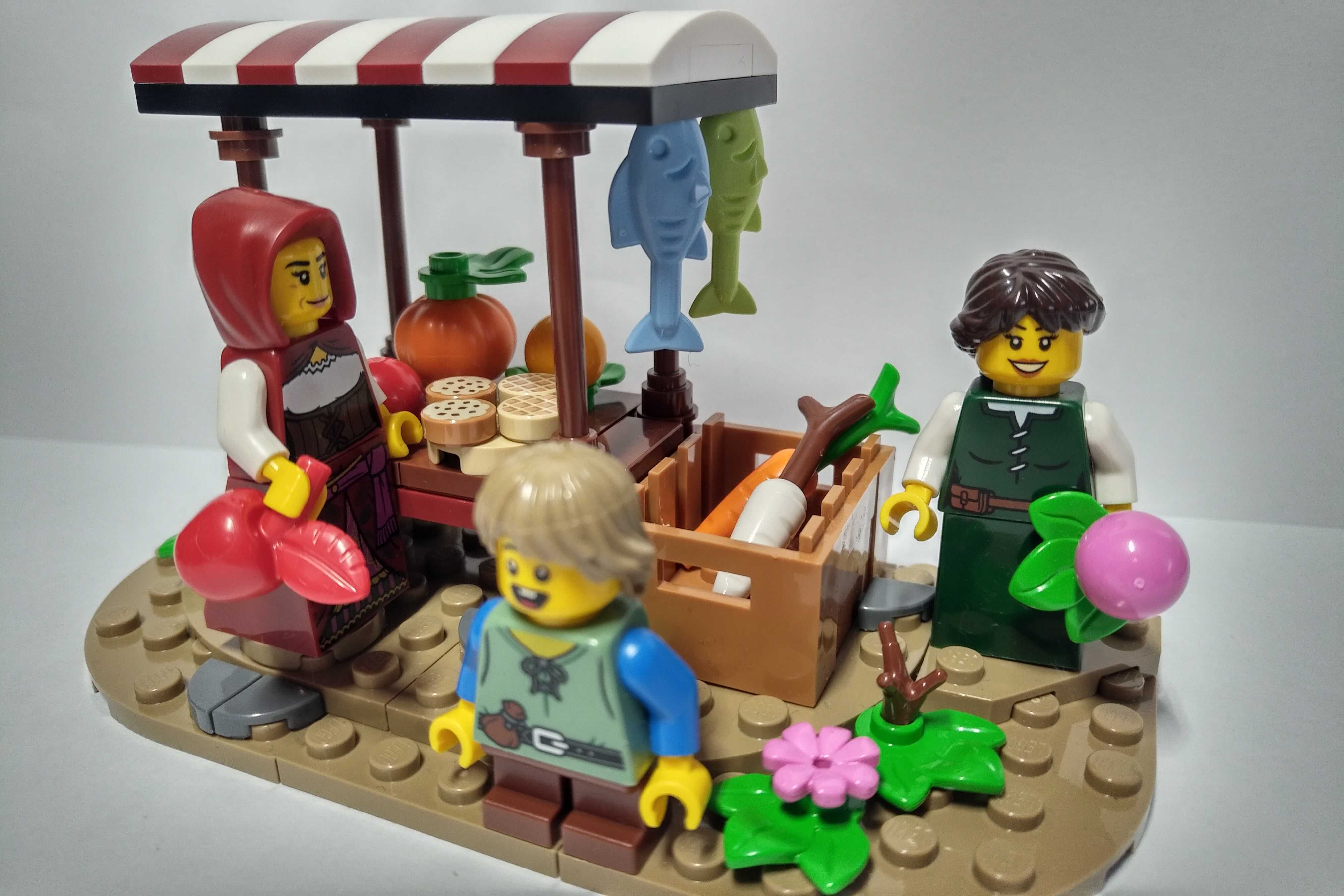 Lego Castle Zamek średniowieczny ryneczek / medieval market #4