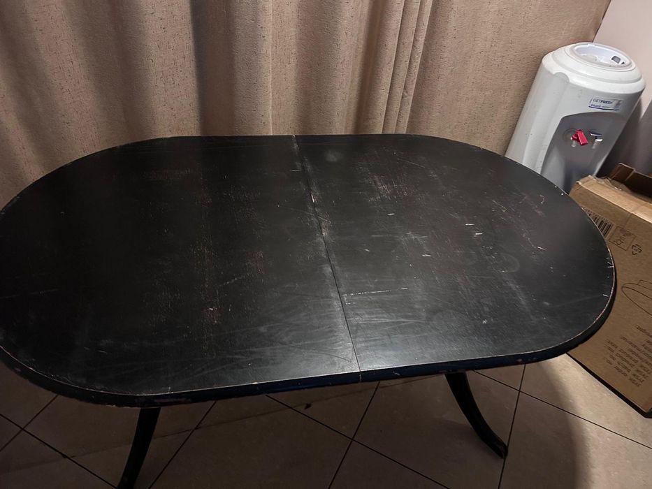 Stol drewniany z litego drewna 152x97 rozsuwany