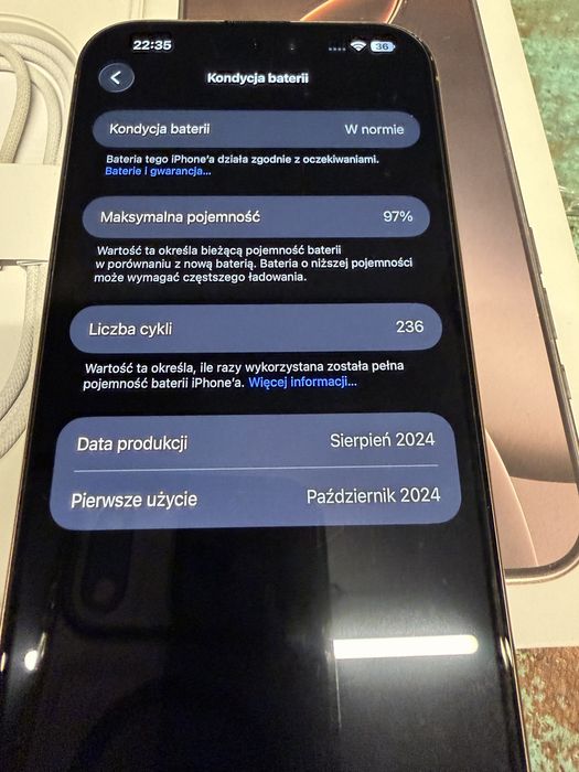 Jak nowe Apple iPhone 16 PRO MAX 512GB  98%