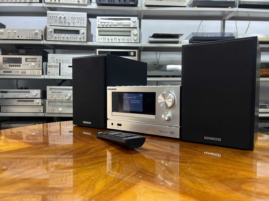 Wieża Kenwood M-7000S-S z Bluetooth, USB, DAB+, AUX, Audio Room