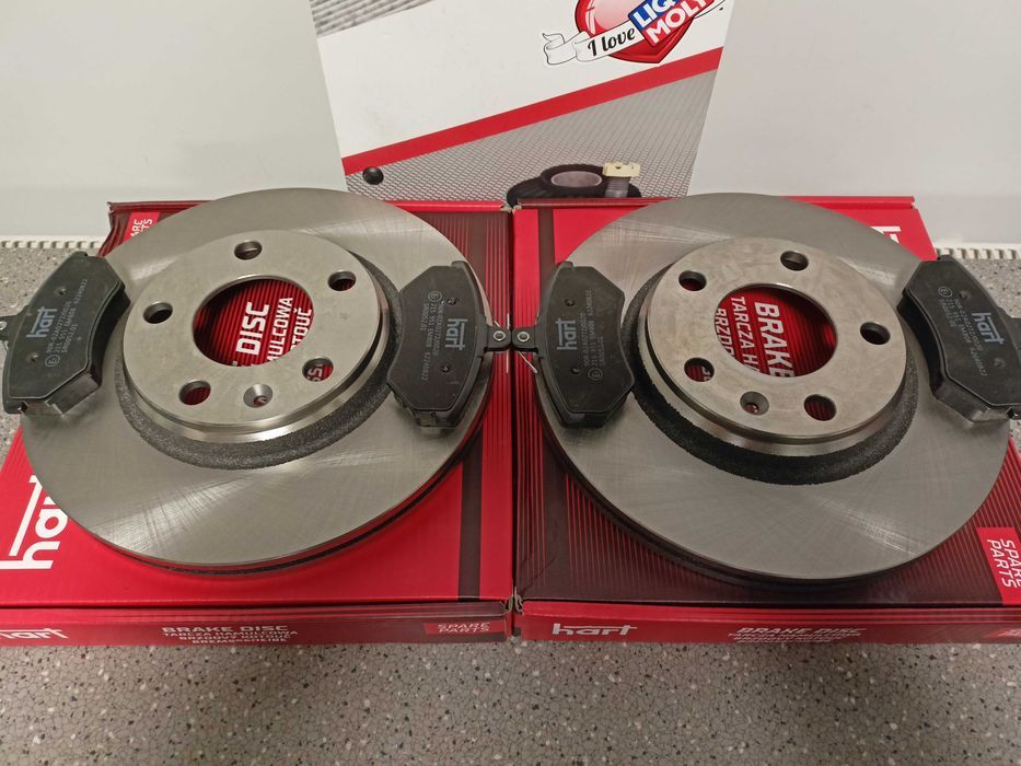 Audi A4/Passat B5 1.6-1.9D Tarcze hamulcowe 280mm przód+klocki kpl.>