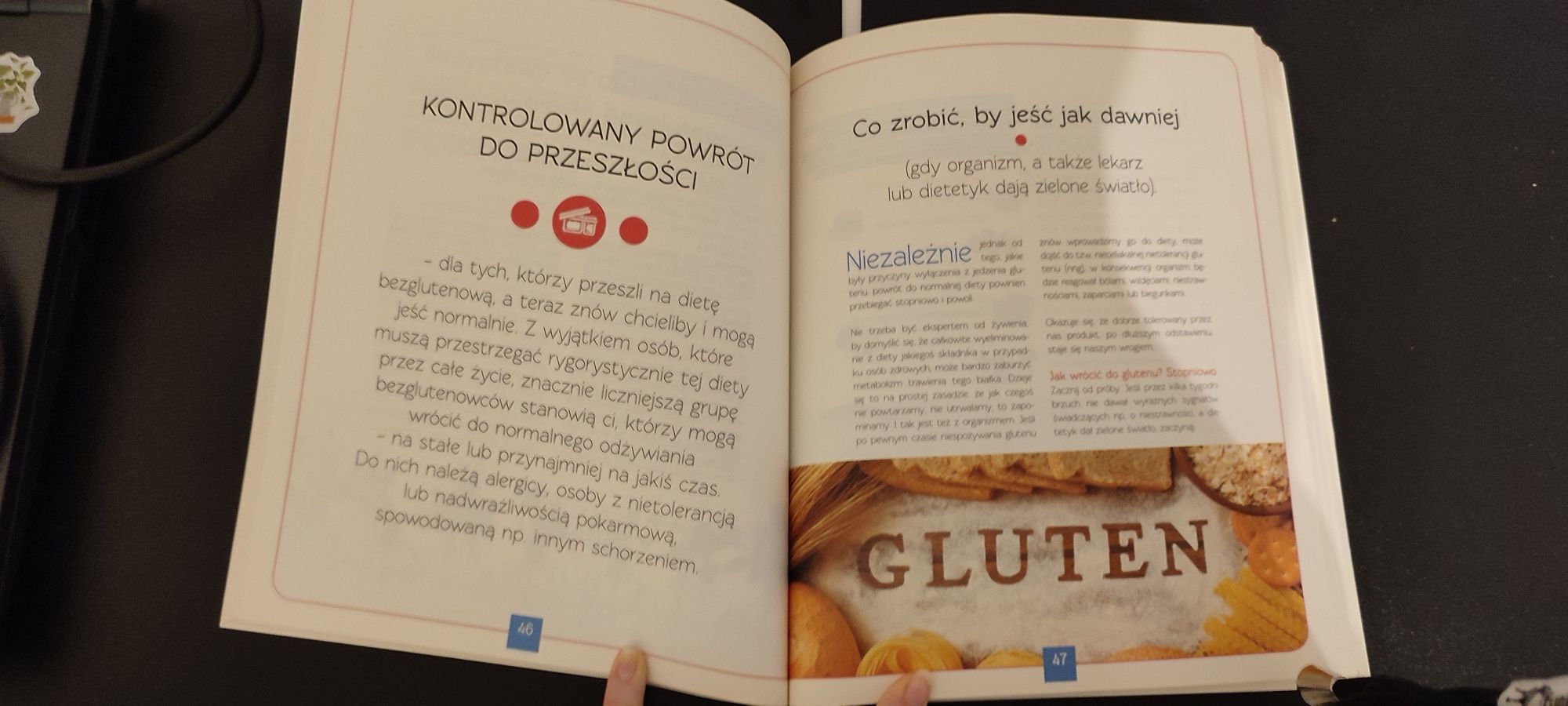 Książka z przepisami bez glutenu
