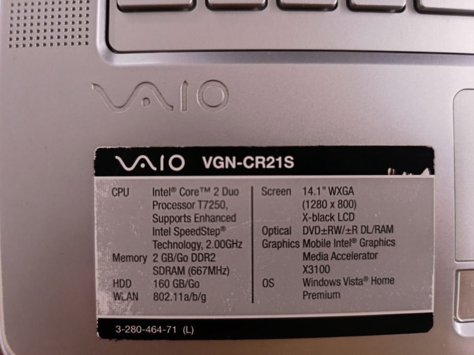 Computador portátil SONY VAIO