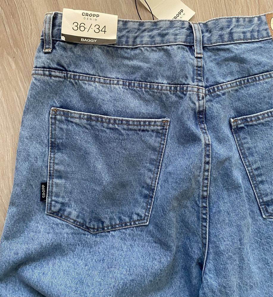 Spodnie jeansowe męskie baggy luźne Cropp XL/XXL nowe z metkami