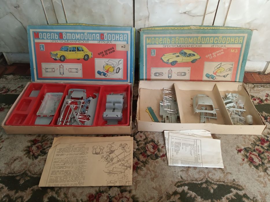 Детская игрушка ссср сборная модель автомобиля конструктор