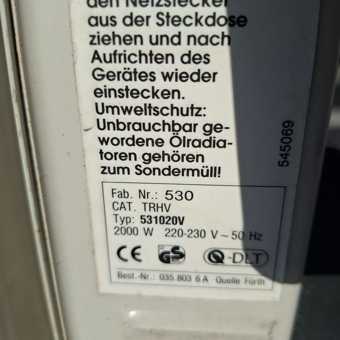 Grzejnik elektryczny 10 żeber