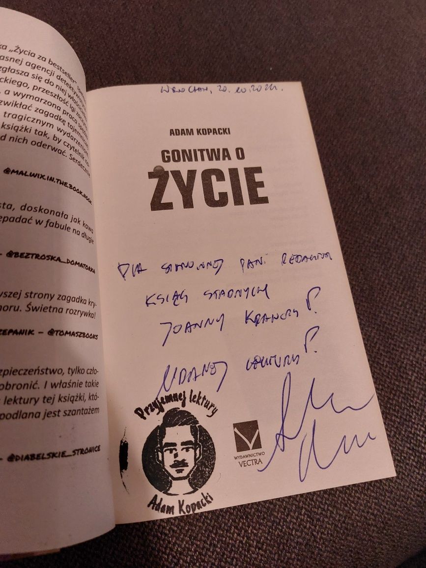 Gonitwa o życie - Adam Kopacki seria WROcrime