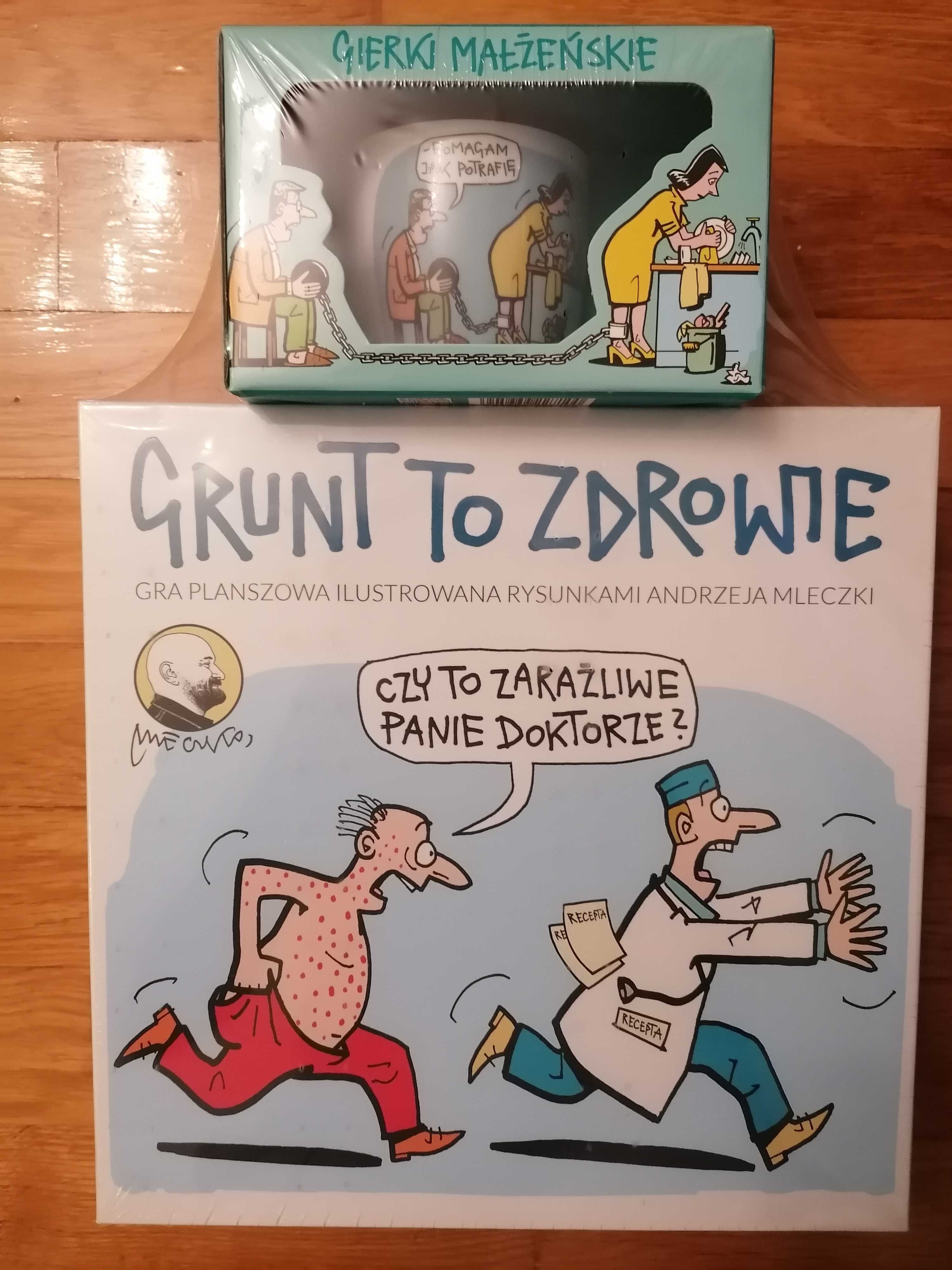 Nowa gra planszowa Grunt to zdrowie z kubkiem