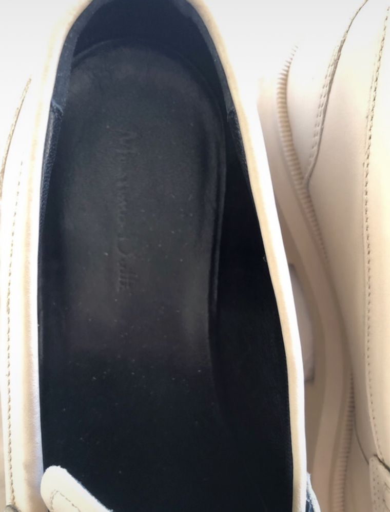 Mokasyny beżowe Massimo Dutti 38