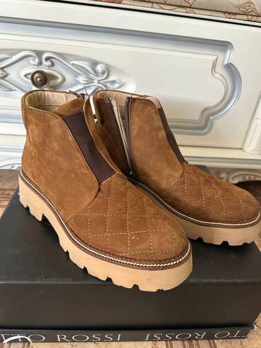 Черевики натуральний замш