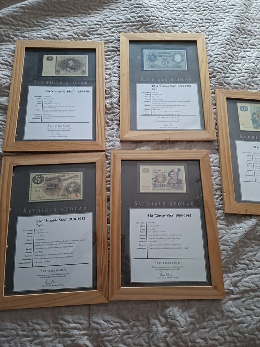 Banknoty  koron Szwecji