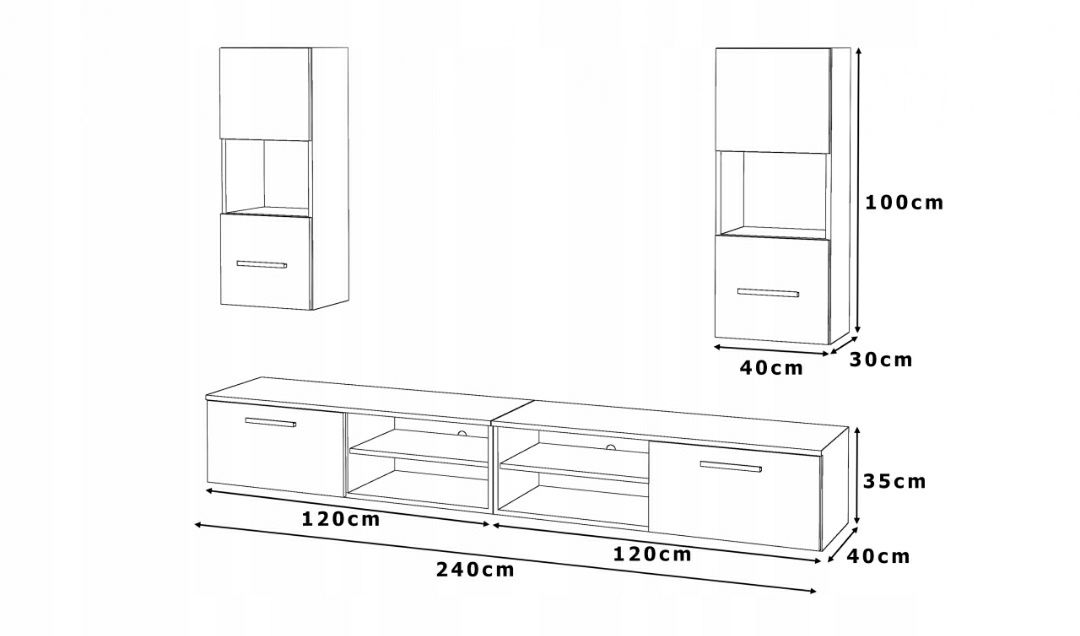 Набір сучасних меблів AlexTopGroup Хіт 2023