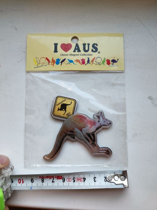 Aluminiowy magnes - kangur Australia