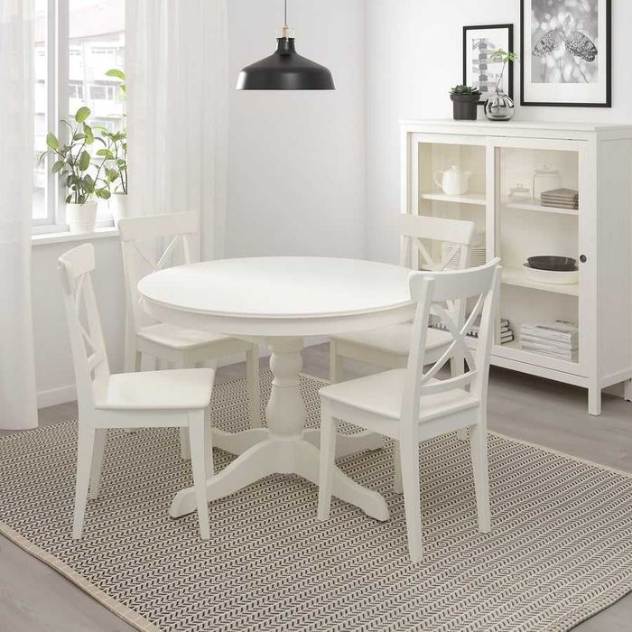 Mesa Redonda Extensivel Ingatorp Ikea