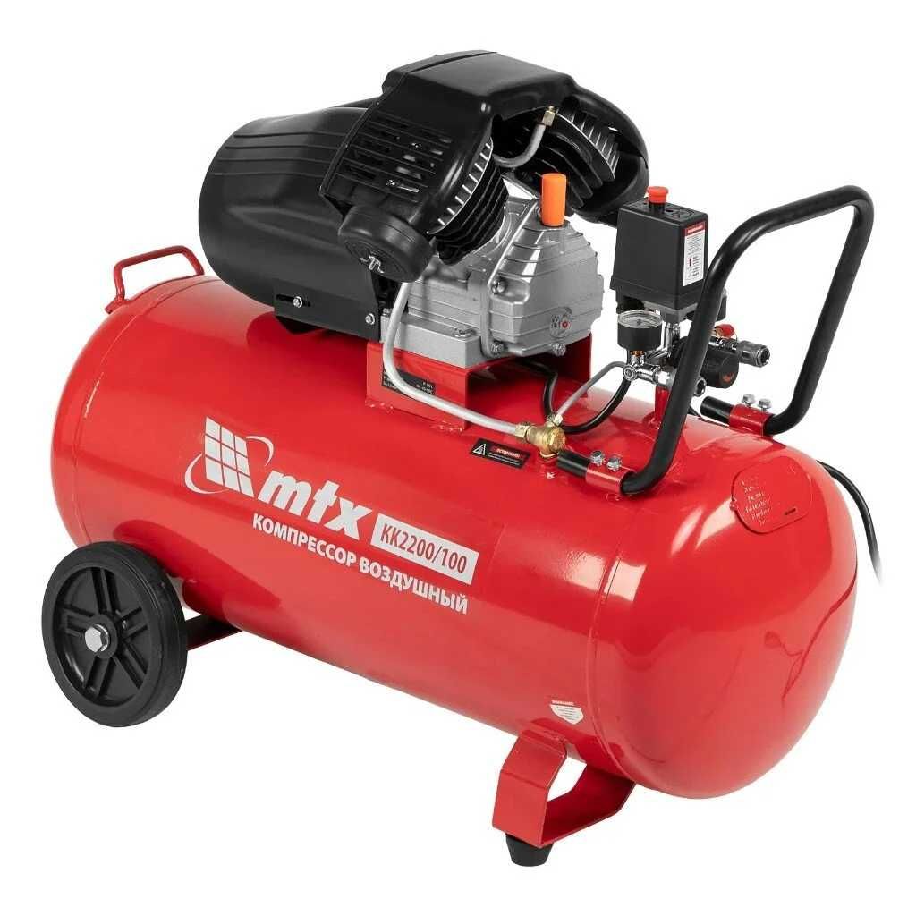 Компресор повітряний MTX 100л 2.9кВт 400л/хв компрессор