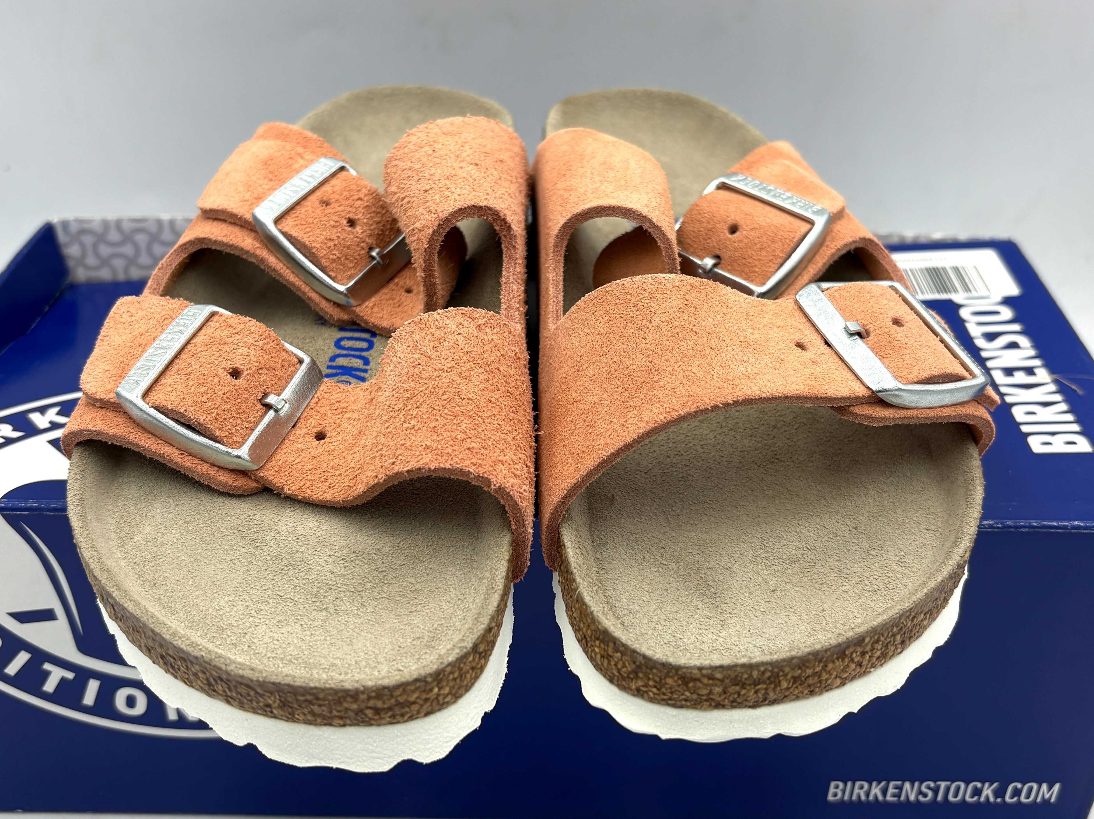 ‼️Nowe oryginalne klapki BIRKENSTOCK Arizona pomarańcz 38 AZ 251 skóra