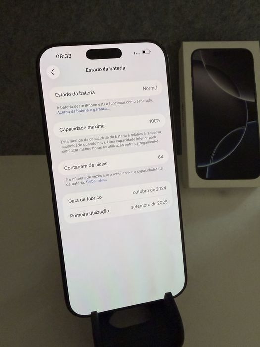 Troco/Vendo Iphone 16 Pro Max 512GB Black titanium (Ativado Set25)
