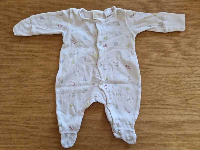 Pajacyk niemowlęcy Zara Baby we wzory związane z kosmosem 56