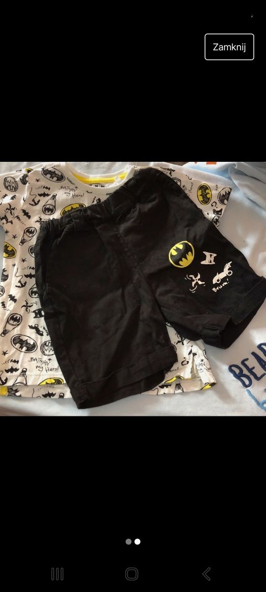 Komplet na lato t-shirt spodenki SMYK Batman