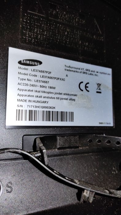 TV LCD Samsung 37"