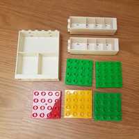 LEGO Duplo klocki różne regał płytki konstrukcyjne - zestaw