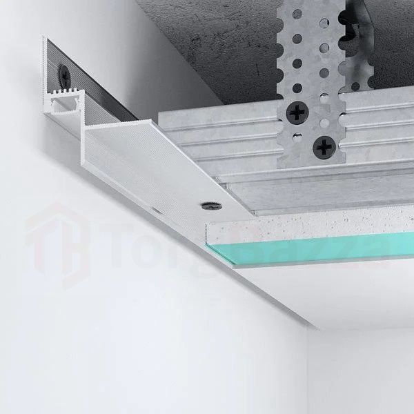 NEW Тіньовий шов Алюмінієвий профіль тіньового шва в кольорах