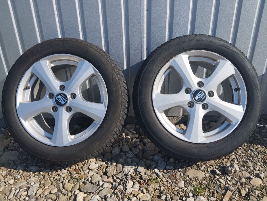Komplet felg aluminiowych 16" wraz z oponami Firestone Winterhawk 4