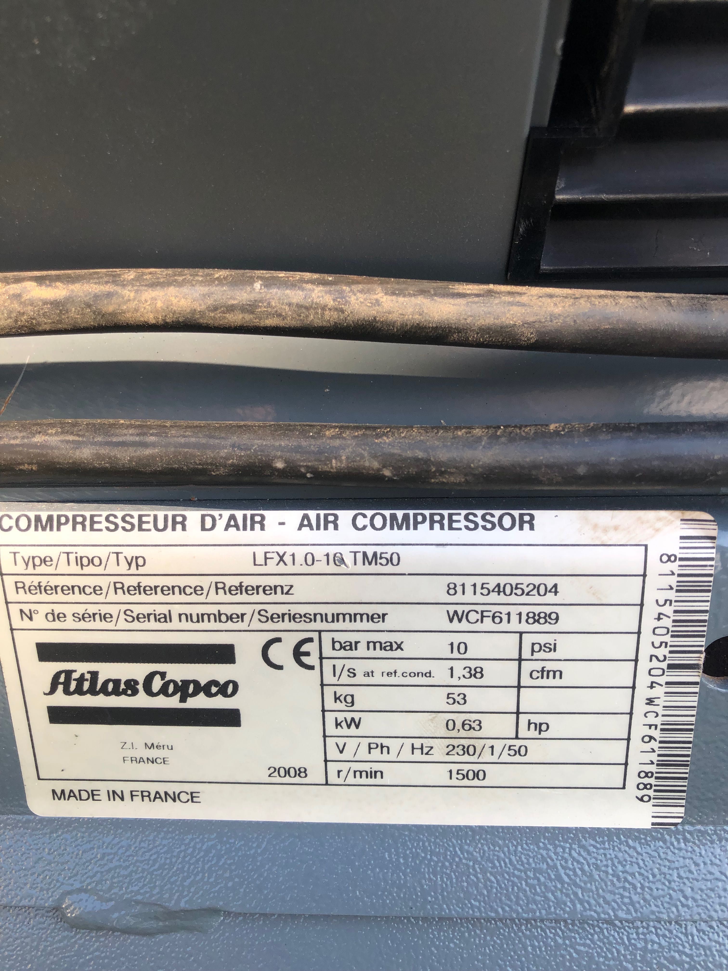 Atlas Copco LFX super Flow kompresor, sprężarka 230V okazja!