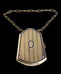 Dawna Torebeczka Lusterko Puderniczka Vintage Styl Art Deco