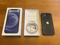 iPhone 12 Mini 64GB Black - bdb stan + nowy oryginalny kabelek Apple.