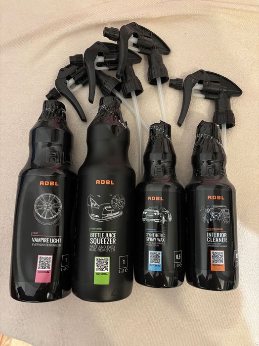 Zestaw kosmetyków samochodowych ADBL – 4 produkty!