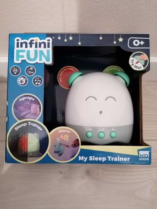 Infini Fun My Sleep Trainer, lampka nocna, budzik, trening snu