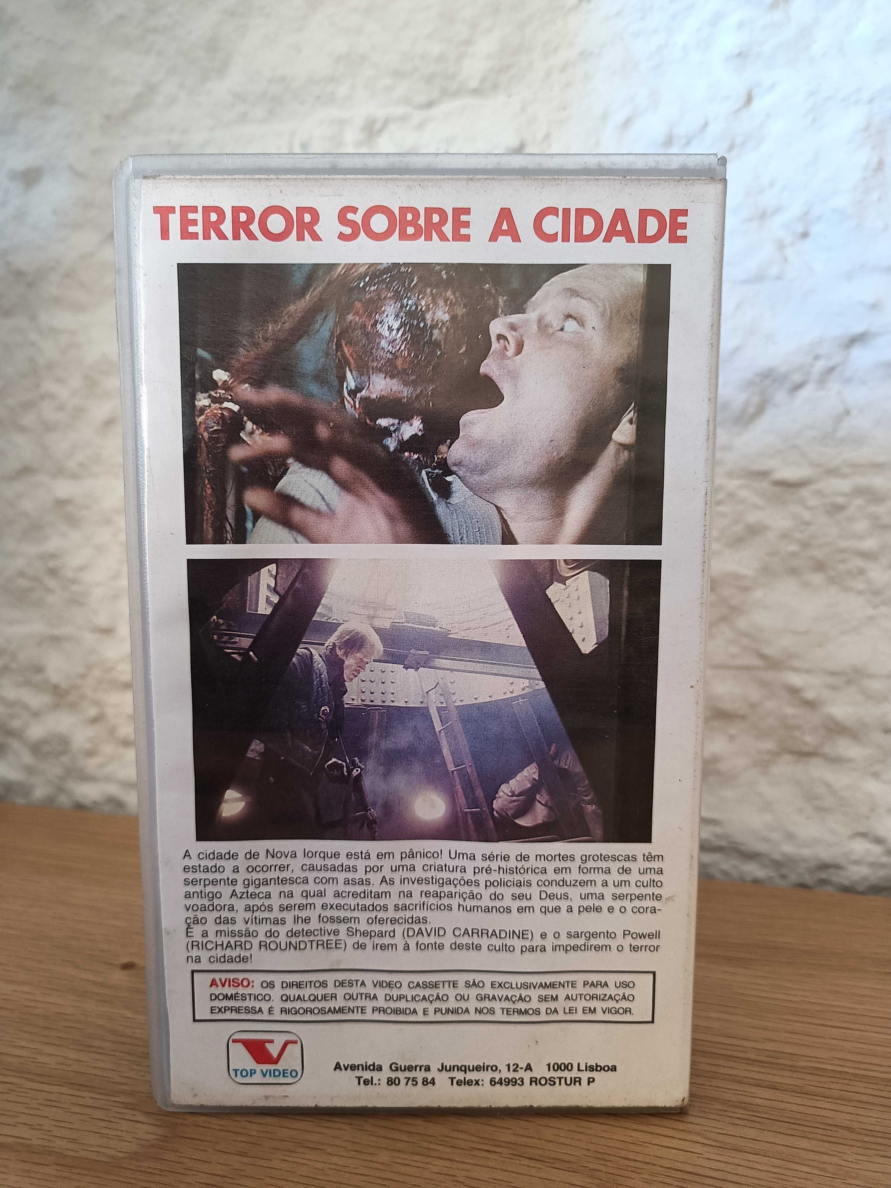 Filmes VHS Terror Sobre A Cidade (The Winged Serpent)