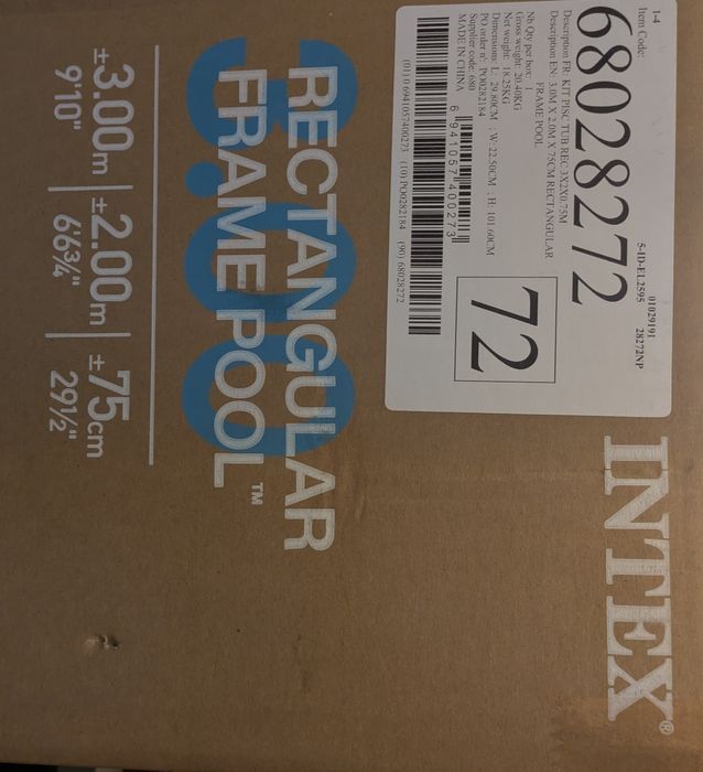 Piscina, bomba e cobertura intex